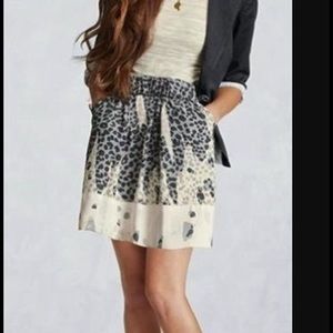 CAbi Bella Skirt Leopard Print Style #401 Sz Small